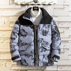 Bedruckte Steppjacke - Mauro