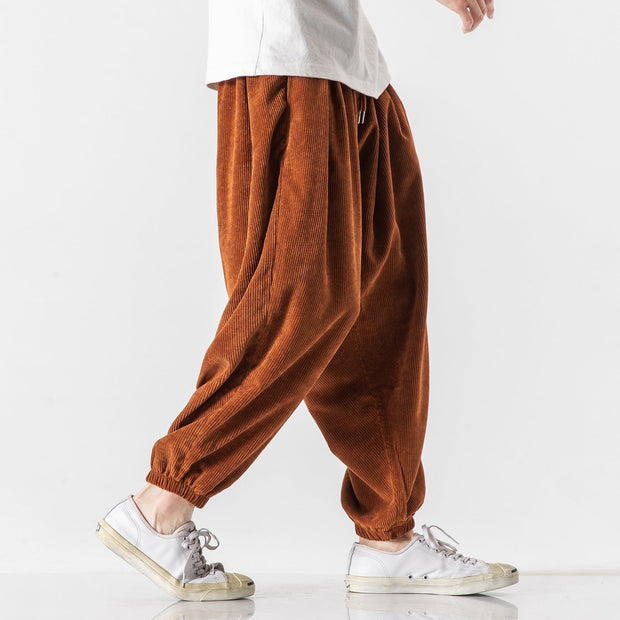 Pantalon large en velours côtelé pour homme - Marcus