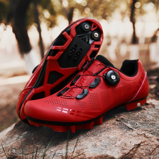 Chaussures cyclistes homme fast fit sport rouge - Velox