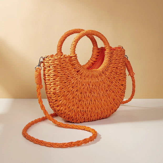 Sac à main pour femmes avec anses rondes de style plage - Noa