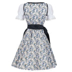 Damen Moderne Blau Oktoberfest Dirndl Kleid - Annemarie