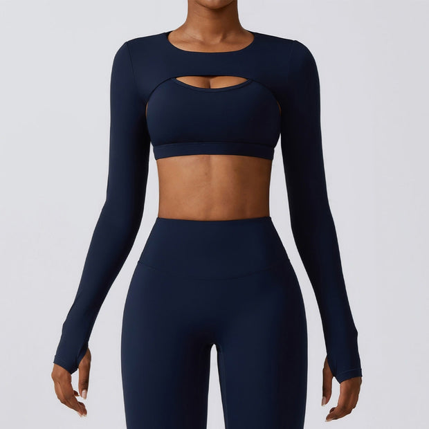 Ensemble de sport compressif en lycra pour femmes - Amanda