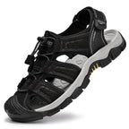 Herren Outdoor Sandalen braun atmungsaktives Leder - Dakar