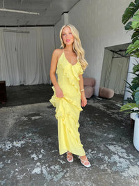 Ayla - Robe longue dos nu à la coupe élégante