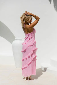Ayla - Robe longue dos nu à la coupe élégante