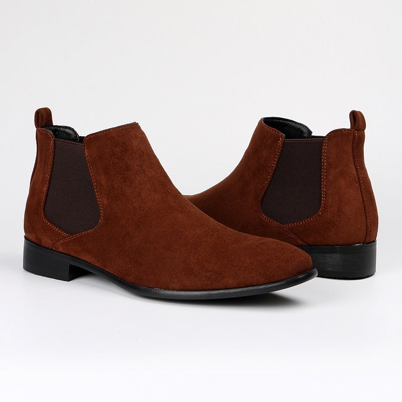 Herren Chelsea-Stiefel aus Wildleder mit quadratischer Spitze - Álvaro