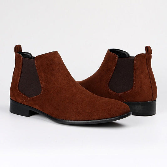 Herren Chelsea-Stiefel aus Wildleder mit quadratischer Spitze - Álvaro