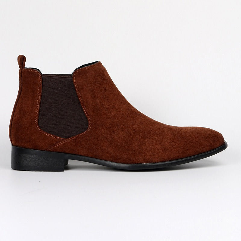 Herren Chelsea-Stiefel aus Wildleder mit quadratischer Spitze - Álvaro