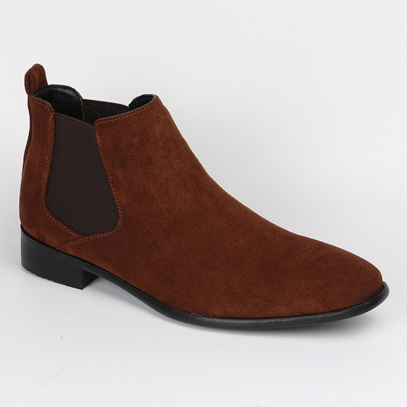 Herren Chelsea-Stiefel aus Wildleder mit quadratischer Spitze - Álvaro