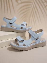 Kara - Sandales à talons épais avec bandes velcro