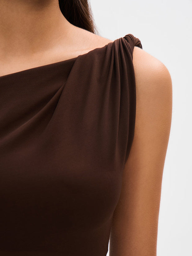 Elena - Robe longue en maille