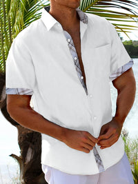 Michael - Chemise traditionnelle élégante avec impression graphique à carreaux