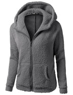 Fleecejacke mit Kapuze - Rachel
