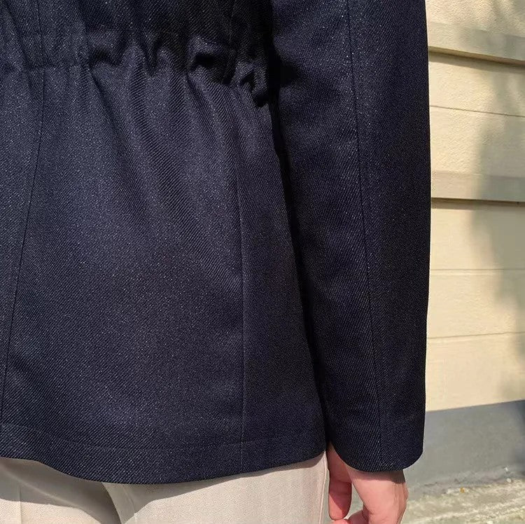 Enzo - Wintermantel mit Schneiderkragen, Haute Couture