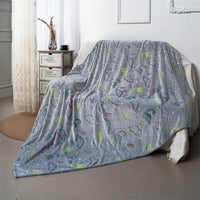 Couverture pour enfants en flanelle Dinosaures