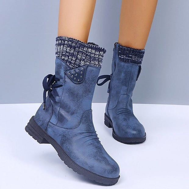 Pia - Bottes de Neige à Lacets