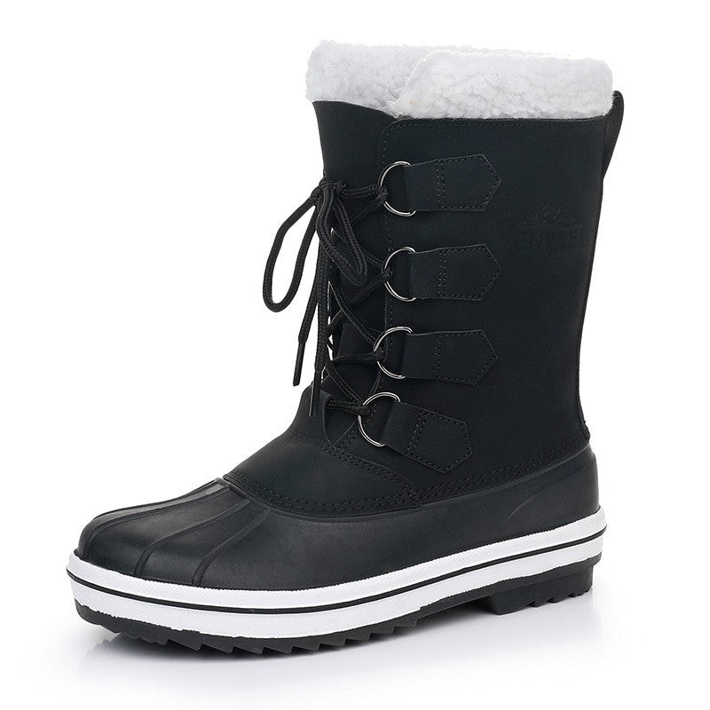 Wasserdichte Damen-Schneestiefel zum Schnüren - Cinthia