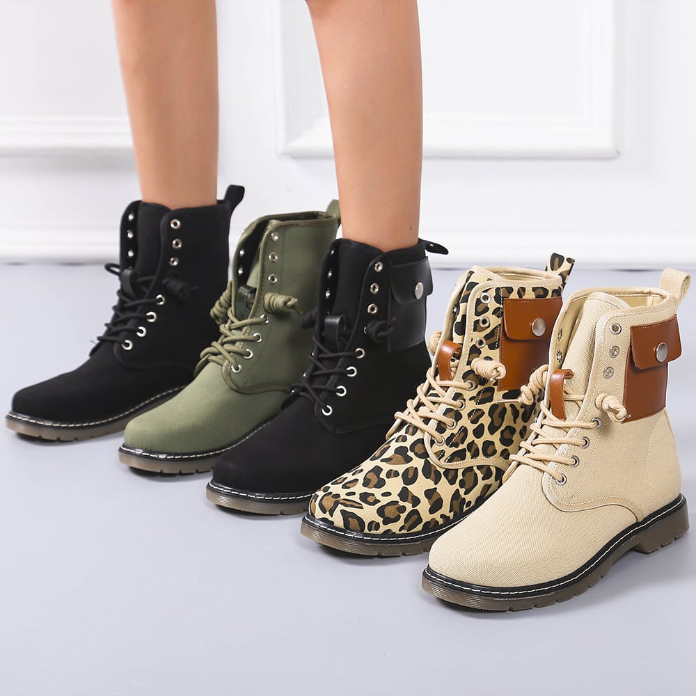 Damen Schnürstiefel im urbanen Stil - Naelis