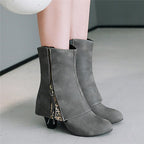 Damen-Stiefeletten im Retro-Stil - Livanne