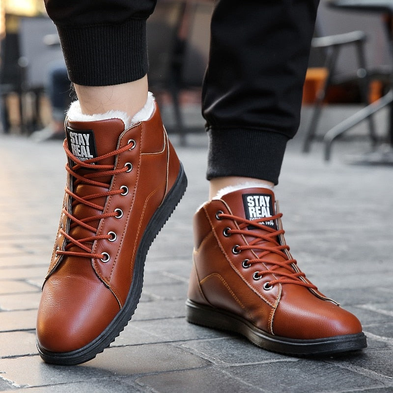 Warme flauschige Innenstiefel für Männer - Renlor