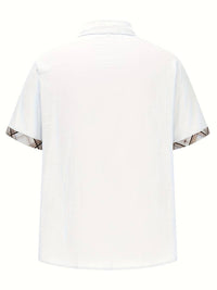 Michael - Chemise traditionnelle élégante avec impression graphique à carreaux