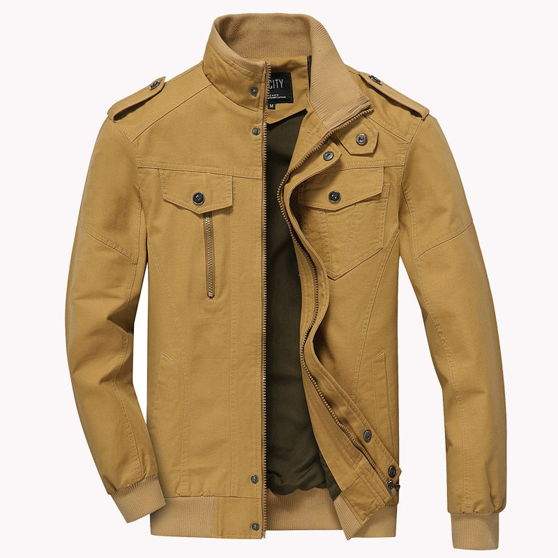 Herrenjacke Baumwolle Militär Casual - Arvid