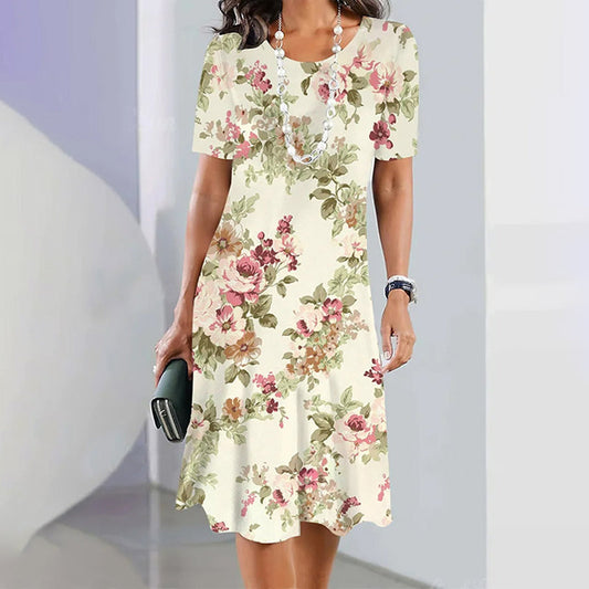 ELIN - Elegant floral dress