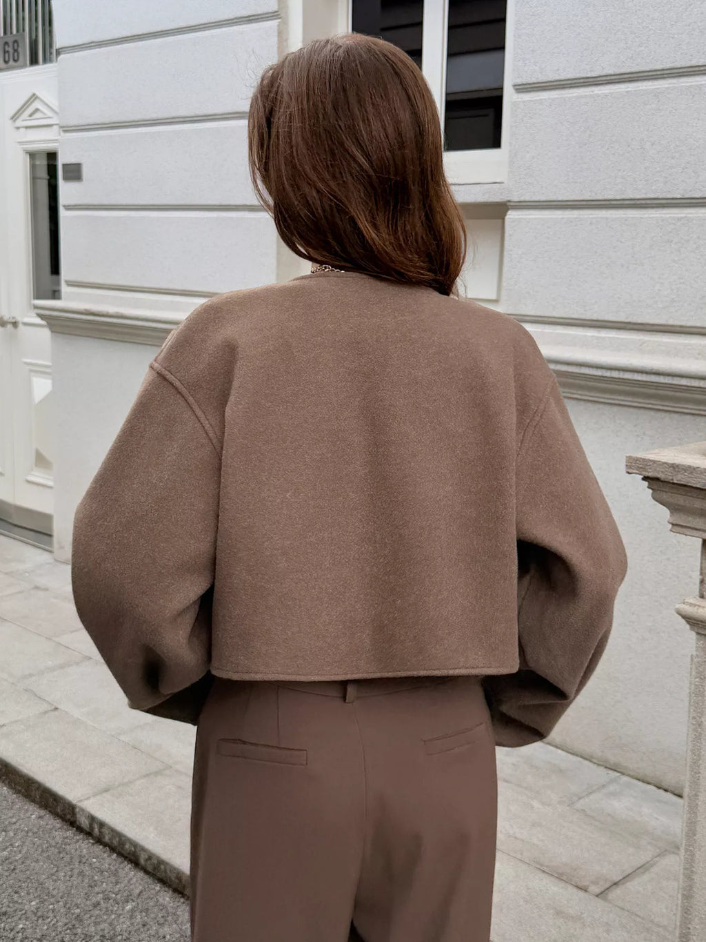 Kurze Damen-Wolljacke - Sabrina