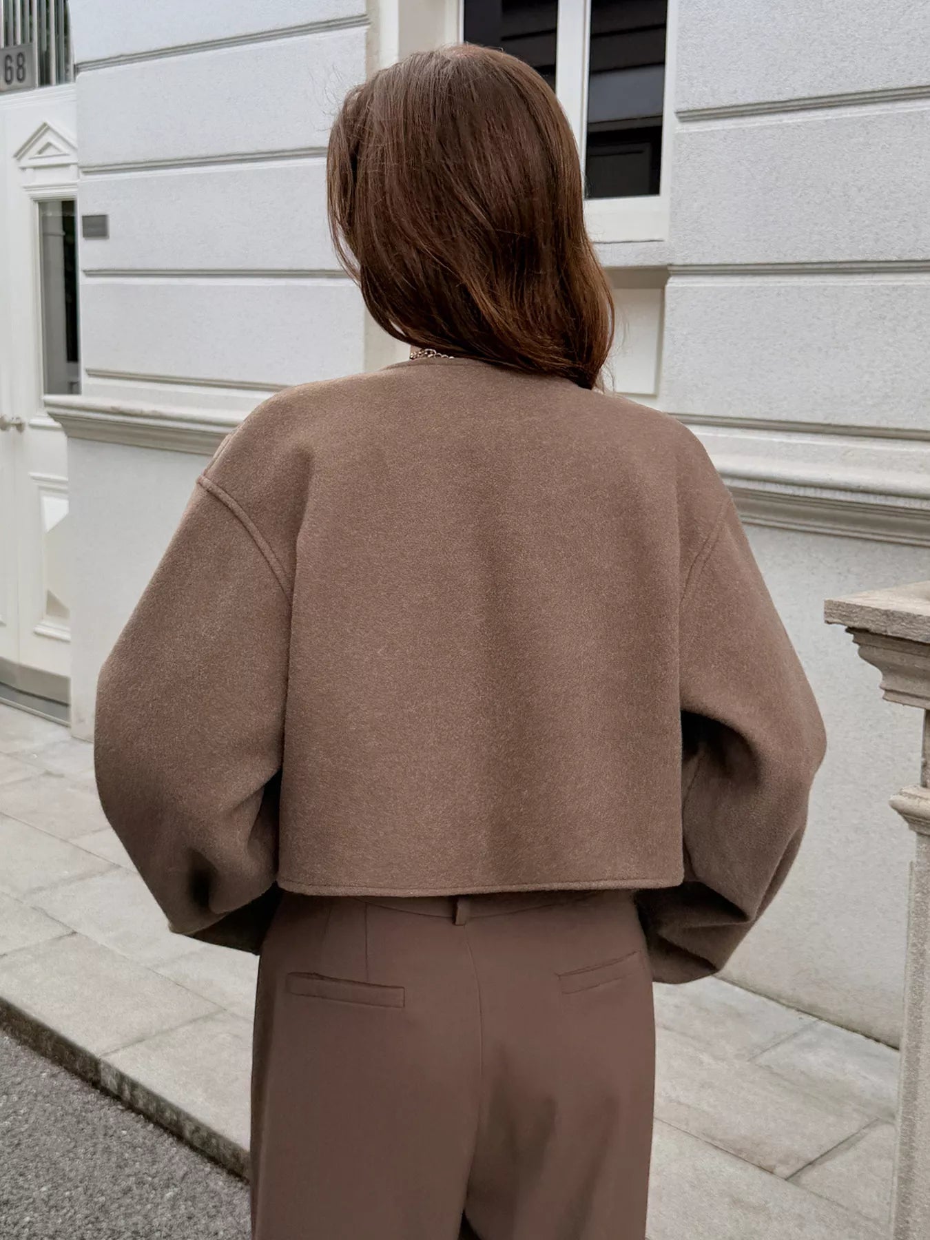 Kurze Damen-Wolljacke - Sabrina