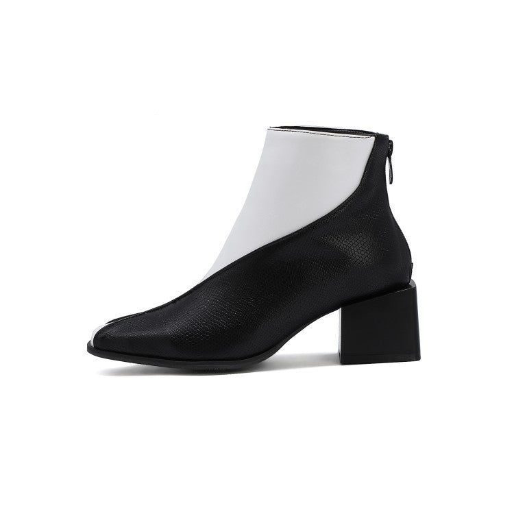 Modische Damenstiefeletten mit Druck - Avril