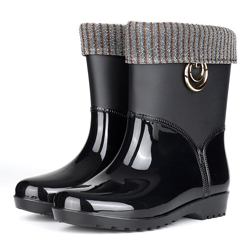 Wasserdichte Damen-Regenstiefel mit Innenfutter - Xavira