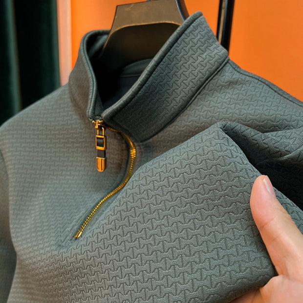 Nero - Pull à col roulé et manches longues pour homme