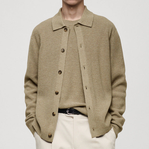 Cardigan en maille légère pour hommes - Hugo