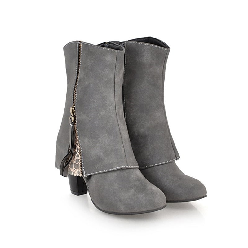 Damen-Stiefeletten im Retro-Stil - Livanne