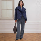 Kurze Jacke mit Steppeffekt für Frauen - Elnara