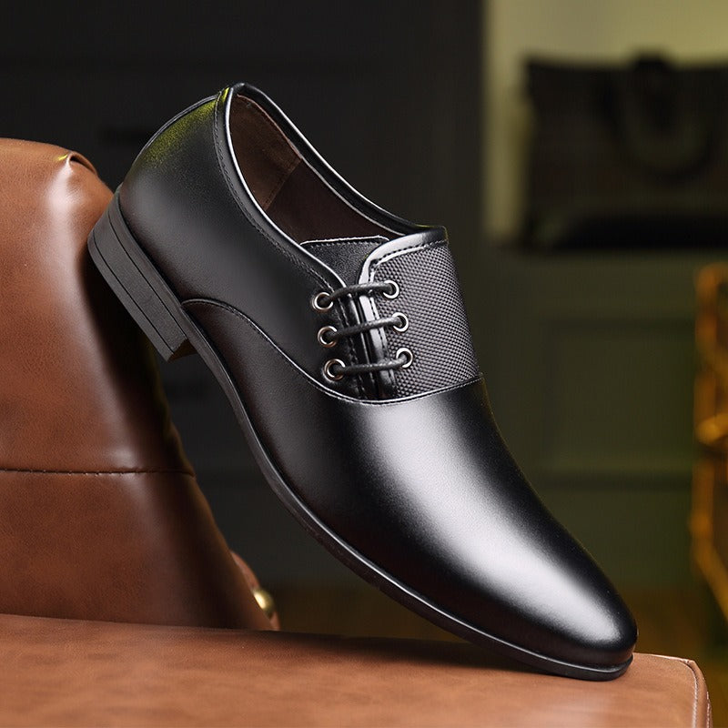 Herrenformale Schuhe Lackleder spitze Zehe eleganter Stil - Damián
