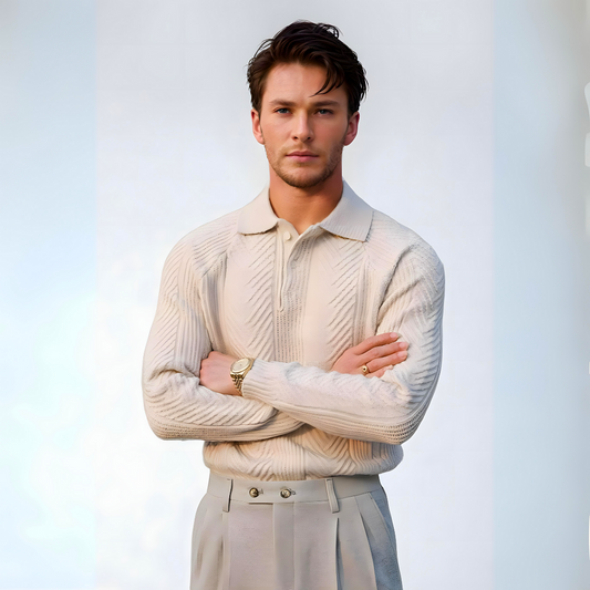 Paul - Pull classique avec col pour hommes