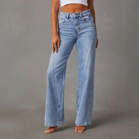 Classique pantalon de loisirs pour femmes - Jambe droite