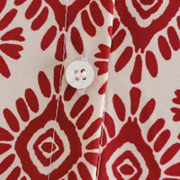 Adeline - Robe à manches longues avec motif géométrique