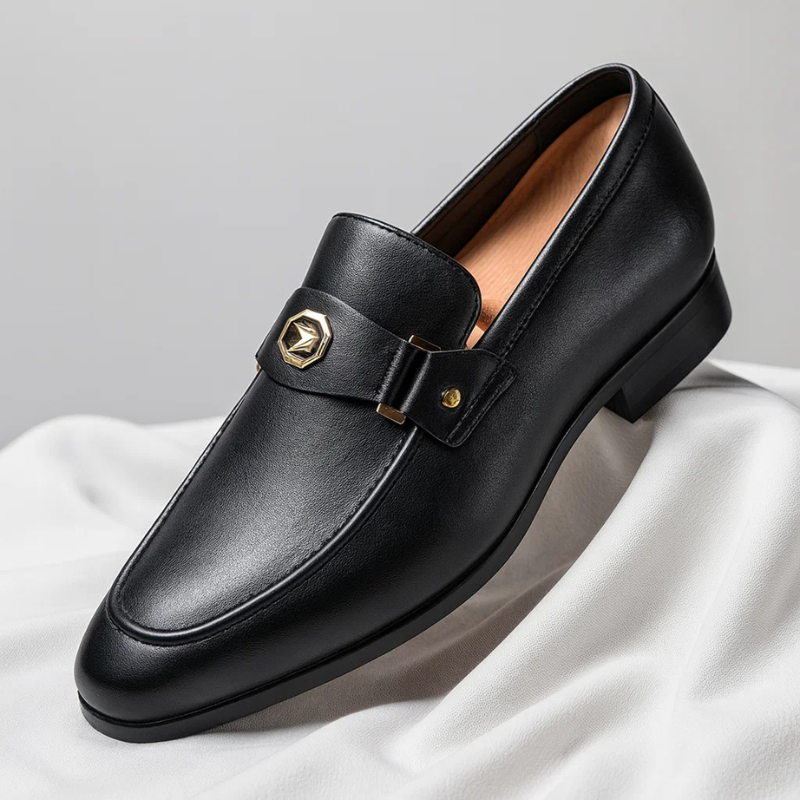 Herren Slipper klassisch mit Metallic-Detail - Veltrun