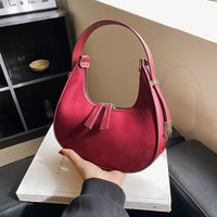 Sac à bandoulière mat de style français - Solenne