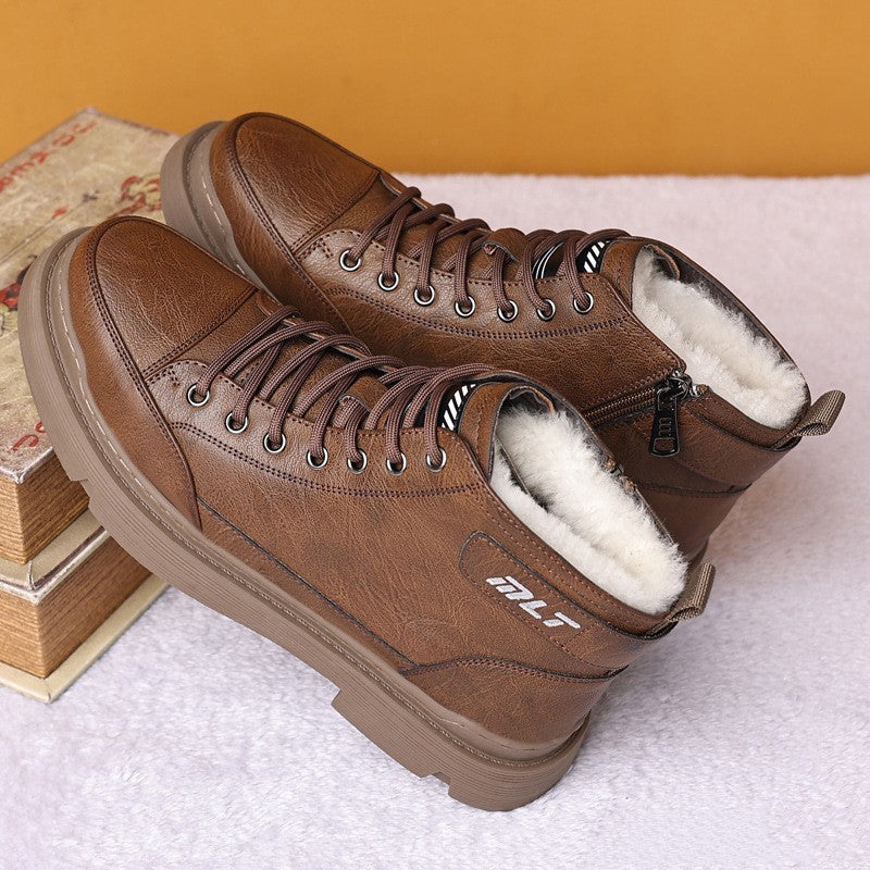 Halbhohe Herrenstiefel im Vintage-Stil - Brevik