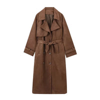 Manteau long vintage de style automnal - Kloe