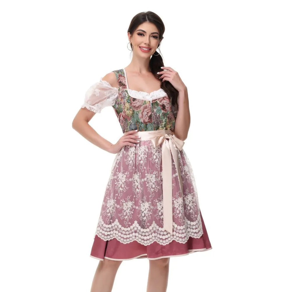 Damen Oktoberfest Dirndl Kleid - Isolde