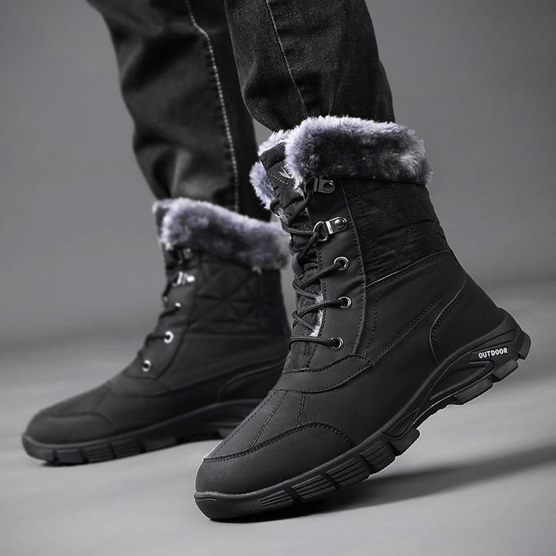 Herren-Winterstiefel mit Plüschfutter - Ruvano