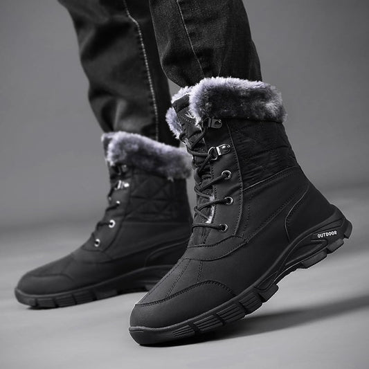 Herren-Winterstiefel mit Plüschfutter - Ruvano