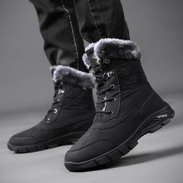 Herren-Winterstiefel mit Plüschfutter - Ruvano
