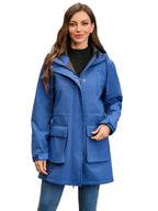 Wasserdichte Damen-Softshelljacke mit Kapuze - Elina