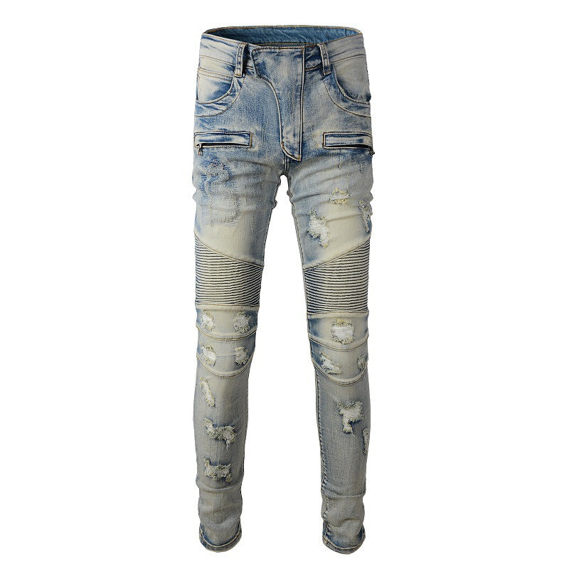 Skinny Biker-Jeans für Männer - Yrvar