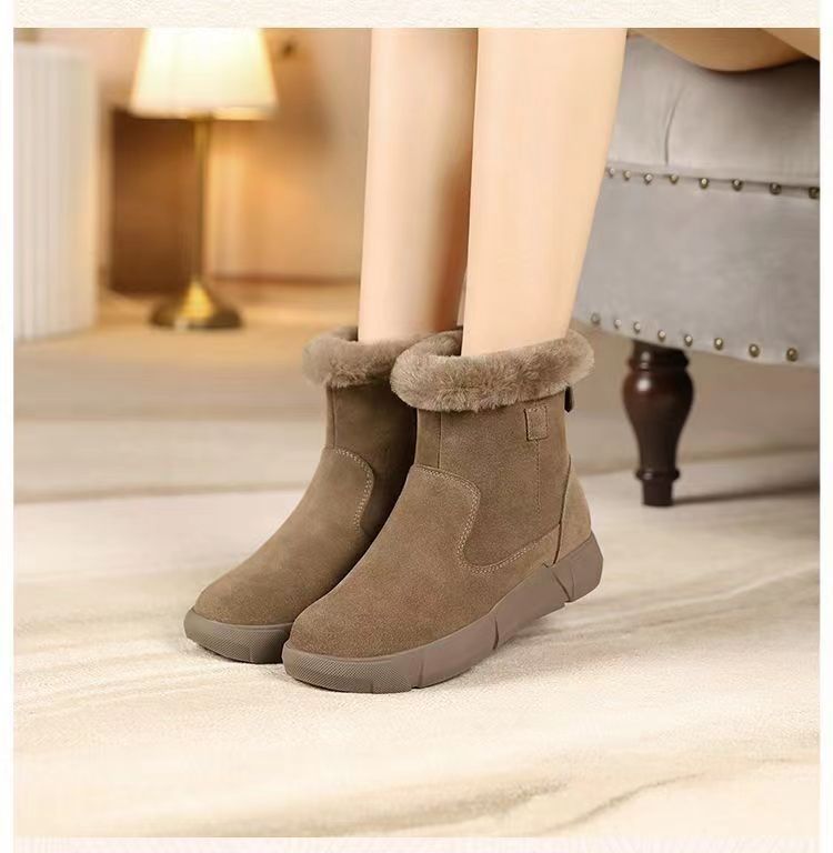 Damenstiefel mit Thermoeffekt mit flachem Fuß - Alres
